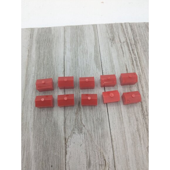 Vintage 1999 Monopoly Edition Game Replacement Motels Houses Buildings - Picture 3 of 3